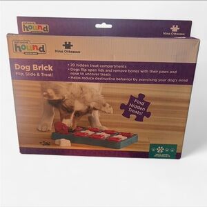 Outward Hound Nina Ottosson Interactive Dog Puzzle - Red